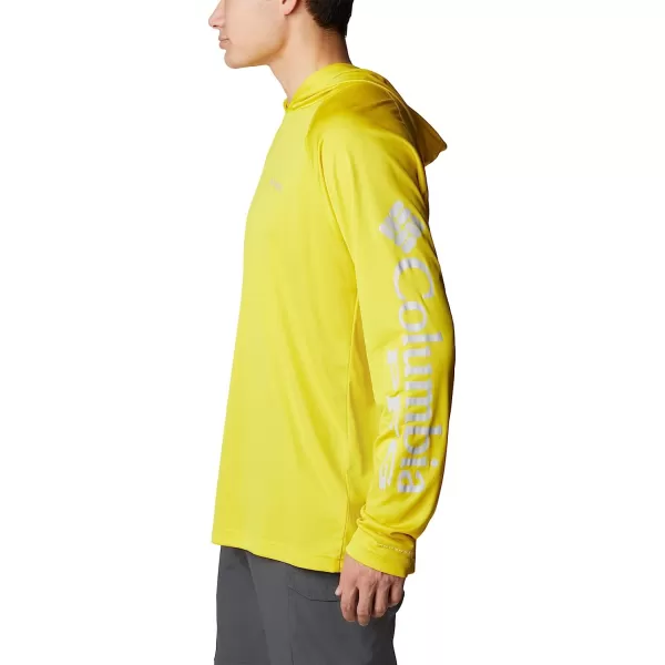 imageColumbia Mens Standard Terminal Tackle HoodieLaser LemonCool Grey Logo