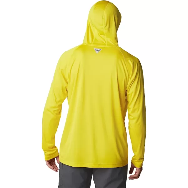 imageColumbia Mens Standard Terminal Tackle HoodieLaser LemonCool Grey Logo