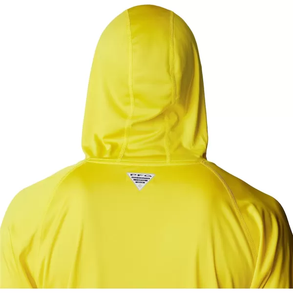 imageColumbia Mens Standard Terminal Tackle HoodieLaser LemonCool Grey Logo