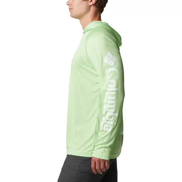 imageColumbia Mens Standard Terminal Tackle HoodieLime GlowWhite Logo