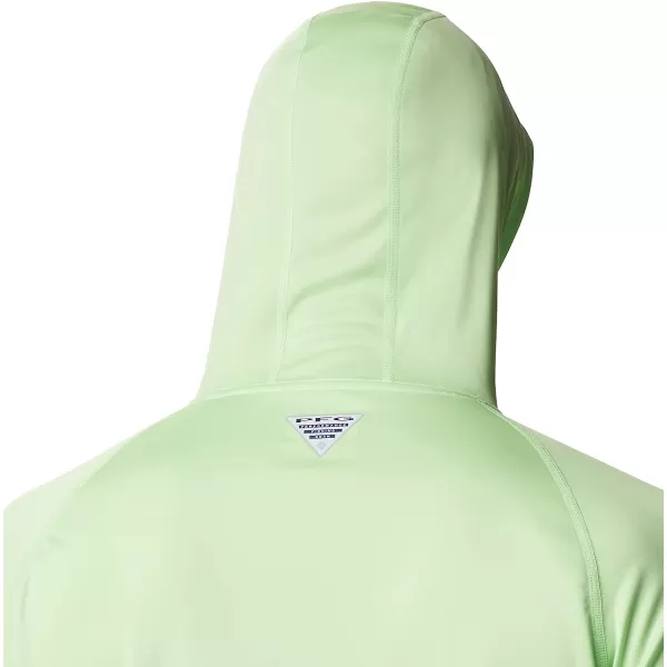 imageColumbia Mens Standard Terminal Tackle HoodieLime GlowWhite Logo