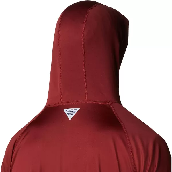 imageColumbia Mens Standard Terminal Tackle HoodieRed JasperCool Grey Logo