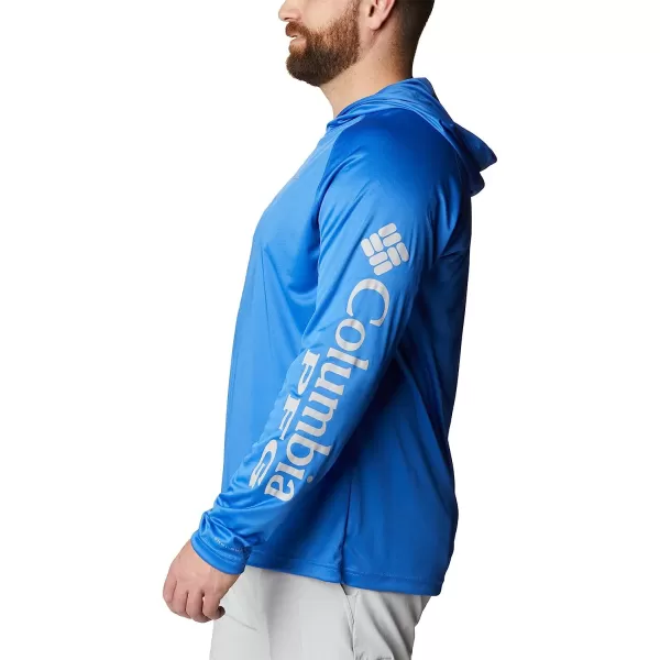 imageColumbia Mens Standard Terminal Tackle HoodieVivid BlueCool Grey Logo