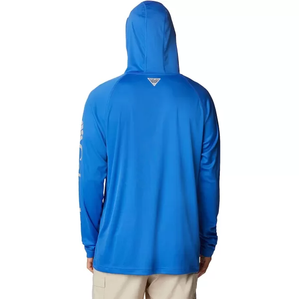 imageColumbia Mens Standard Terminal Tackle HoodieVivid BlueCool Grey Logo