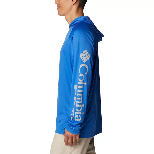 imageColumbia Mens Standard Terminal Tackle HoodieVivid BlueCool Grey Logo