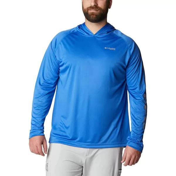 imageColumbia Mens Standard Terminal Tackle HoodieVivid BlueCool Grey Logo