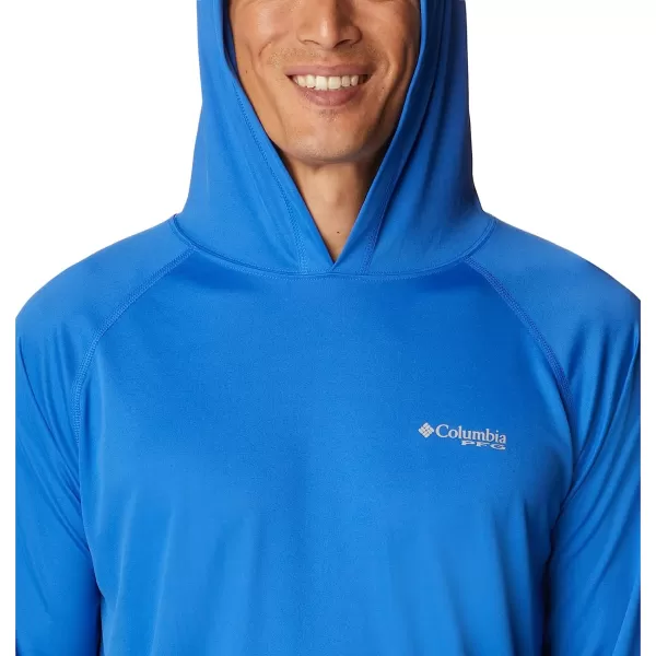 imageColumbia Mens Standard Terminal Tackle HoodieVivid BlueCool Grey Logo