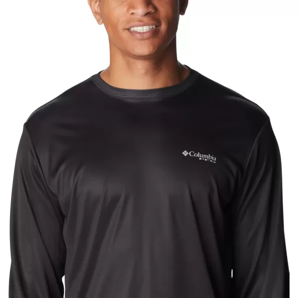 imageColumbia Mens Standard Terminal Tackle PFG Hooks Fill Long SleeveBlackCool Grey M O Bottomland