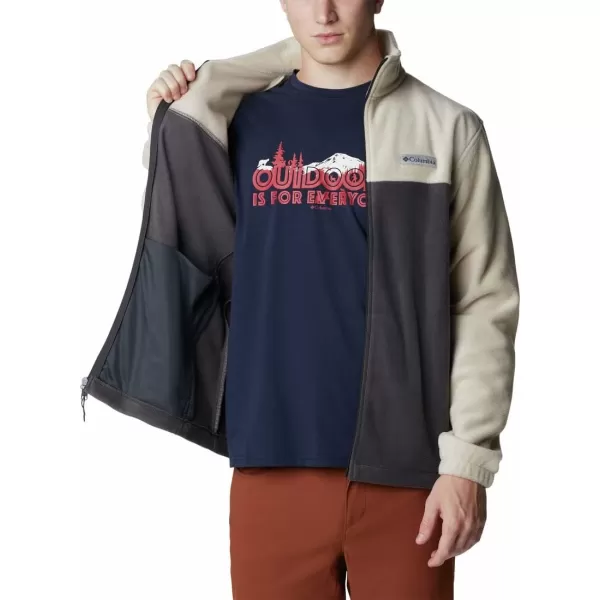imageColumbia Mens Steens Mountain 20 Full Zip Fleece JacketAncient FossilShark
