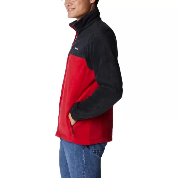 imageColumbia Mens Steens Mountain 20 Full Zip Fleece JacketBlackMountain Red