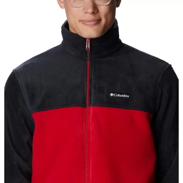 imageColumbia Mens Steens Mountain 20 Full Zip Fleece JacketBlackMountain Red