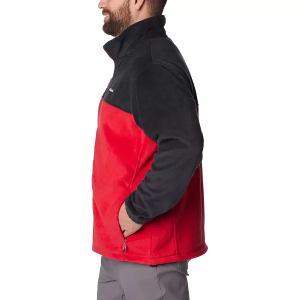 imageColumbia Mens Steens Mountain 20 Full Zip Fleece JacketBlackMountain Red