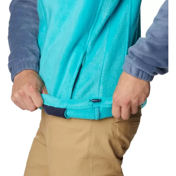 imageColumbia Mens Steens Mountain 20 Full Zip Fleece JacketDark MountainBright Aqua