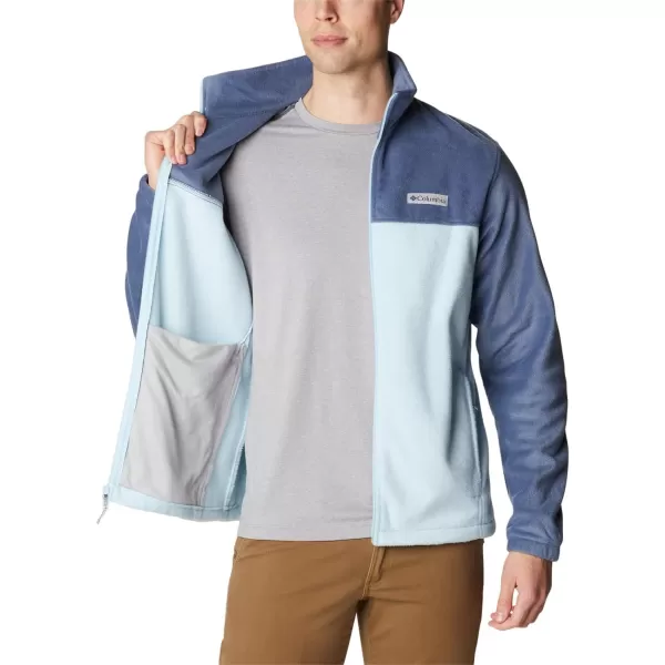 imageColumbia Mens Steens Mountain 20 Full Zip Fleece JacketDark MountainSky Blue