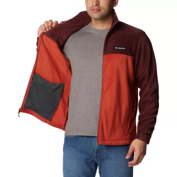imageColumbia Mens Steens Mountain 20 Full Zip Fleece JacketElderberryWarp Red
