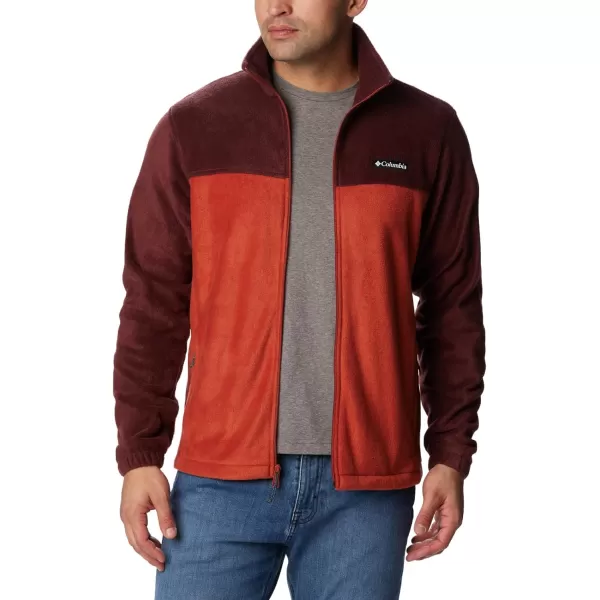 imageColumbia Mens Steens Mountain 20 Full Zip Fleece JacketElderberryWarp Red