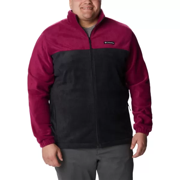 imageColumbia Mens Steens Mountain 20 Full Zip Fleece JacketRed OnionBlack