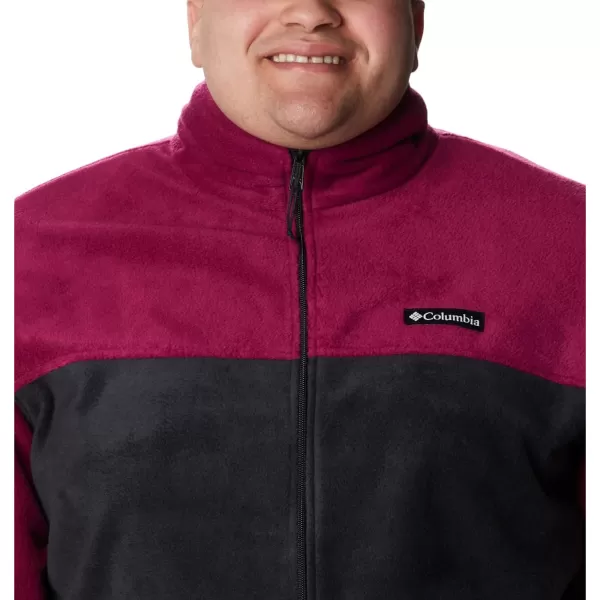 imageColumbia Mens Steens Mountain 20 Full Zip Fleece JacketRed OnionBlack