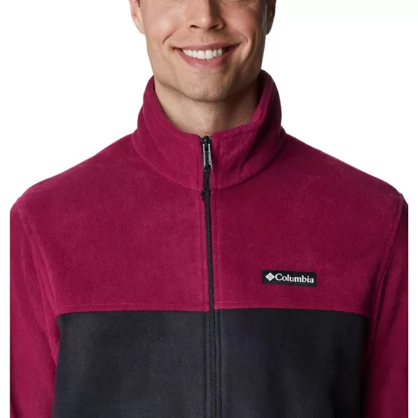 imageColumbia Mens Steens Mountain 20 Full Zip Fleece JacketRed OnionBlack