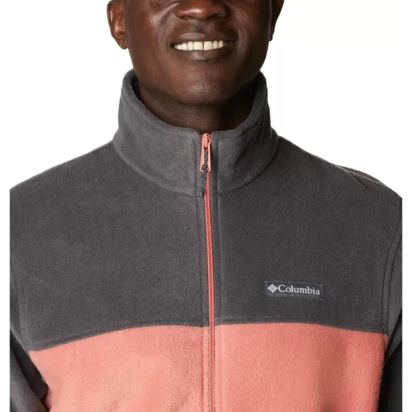 imageColumbia Mens Steens Mountain 20 Full Zip Fleece JacketSharkDark Coral