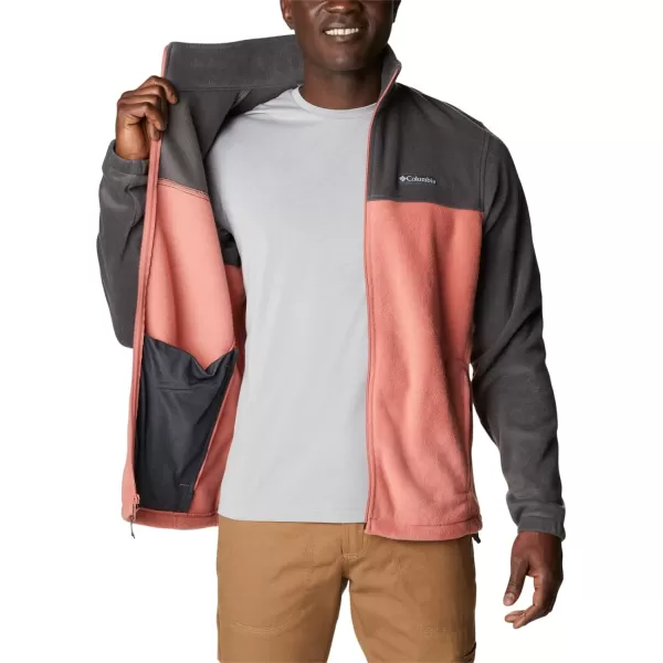 imageColumbia Mens Steens Mountain 20 Full Zip Fleece JacketSharkDark Coral