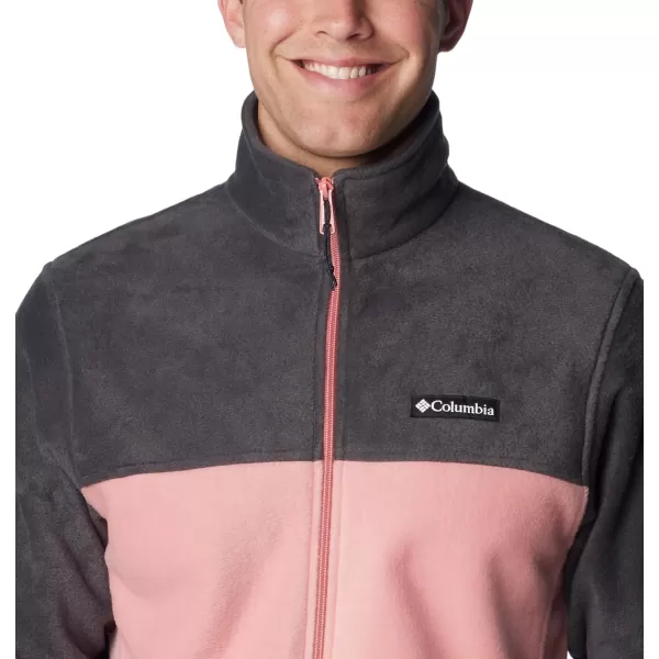 imageColumbia Mens Steens Mountain 20 Full Zip Fleece JacketSharkPink Agave