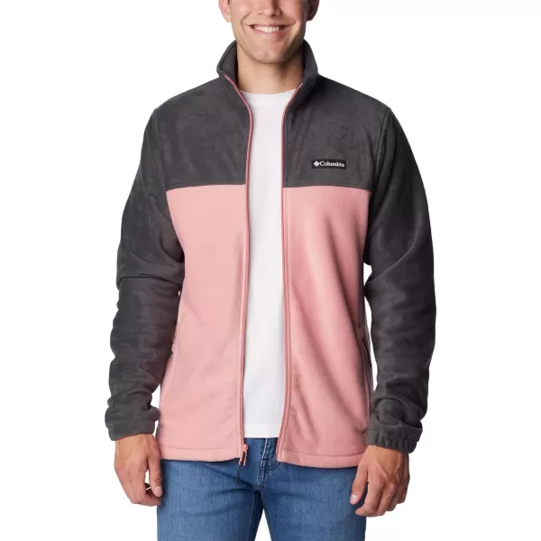 imageColumbia Mens Steens Mountain 20 Full Zip Fleece JacketSharkPink Agave