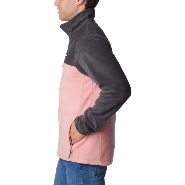 imageColumbia Mens Steens Mountain 20 Full Zip Fleece JacketSharkPink Agave