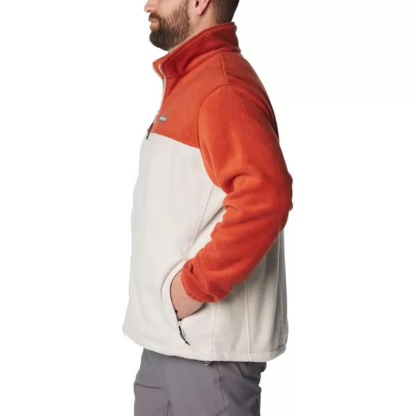 imageColumbia Mens Steens Mountain 20 Full Zip Fleece JacketWarp RedDark Stone