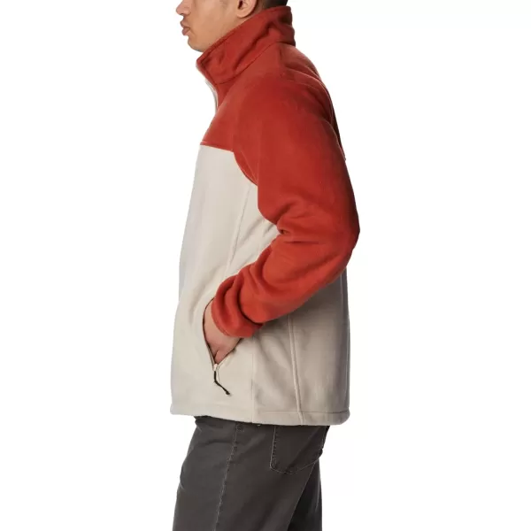 imageColumbia Mens Steens Mountain 20 Full Zip Fleece JacketWarp RedDark Stone