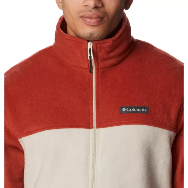 imageColumbia Mens Steens Mountain 20 Full Zip Fleece JacketWarp RedDark Stone