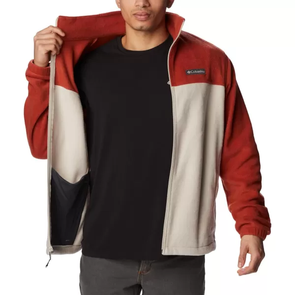 imageColumbia Mens Steens Mountain 20 Full Zip Fleece JacketWarp RedDark Stone