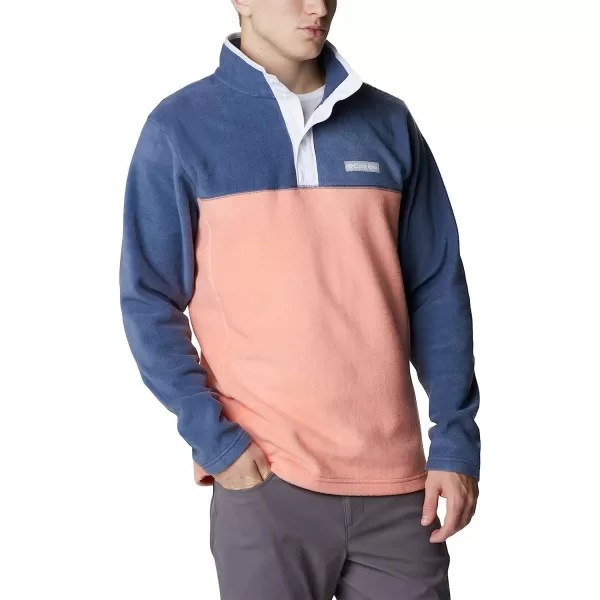 imageColumbia Mens Steens Mountain Half SnapCoral ReefDark MountainWhite