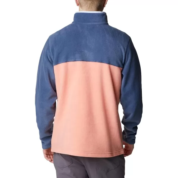 imageColumbia Mens Steens Mountain Half SnapCoral ReefDark MountainWhite