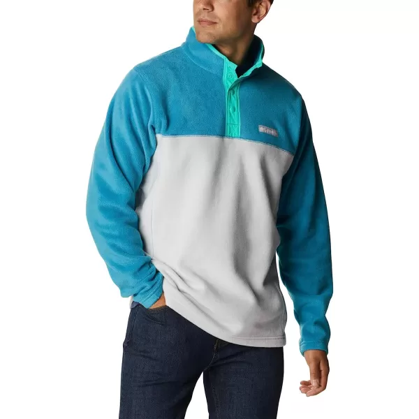 imageColumbia Mens Steens Mountain Half SnapNimbus GreyDeep MarineElectric Turquoise U