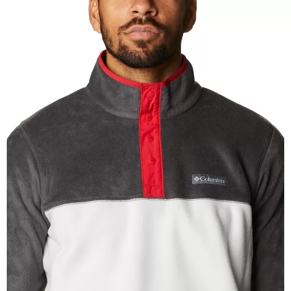 imageColumbia Mens Steens Mountain Half SnapNimbus GreySharkMountain Red