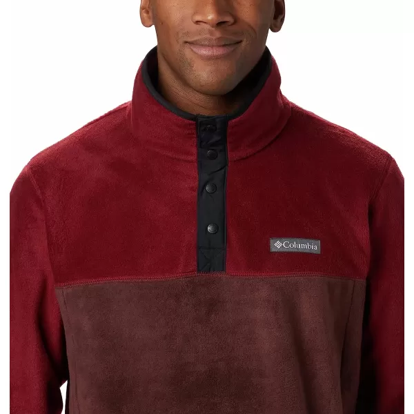 imageColumbia Mens Steens Mountain Half SnapRed LodgeRed JasperBlack