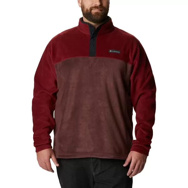 imageColumbia Mens Steens Mountain Half SnapRed LodgeRed JasperBlack