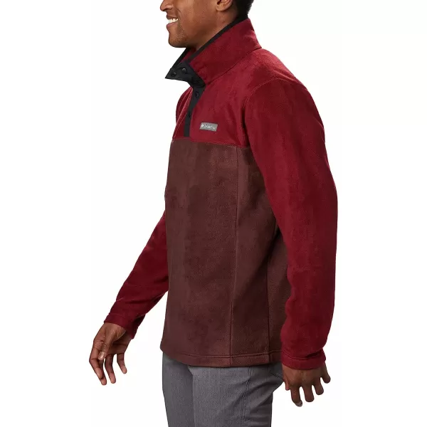 imageColumbia Mens Steens Mountain Half SnapRed LodgeRed JasperBlack