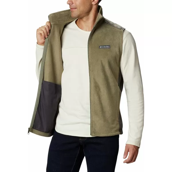 imageColumbia Mens Steens Mountain VestStone GreenShark