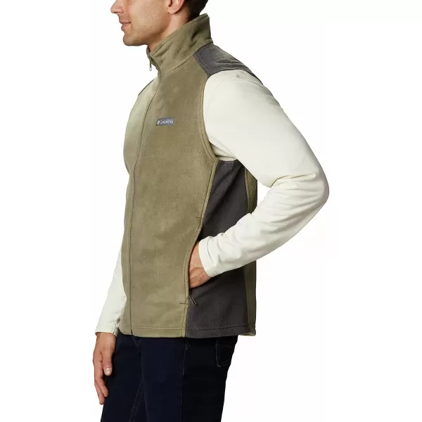 imageColumbia Mens Steens Mountain VestStone GreenShark
