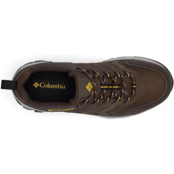 imageColumbia Mens Strata Trail Low Hiking ShoeCordovanGolden Yellow