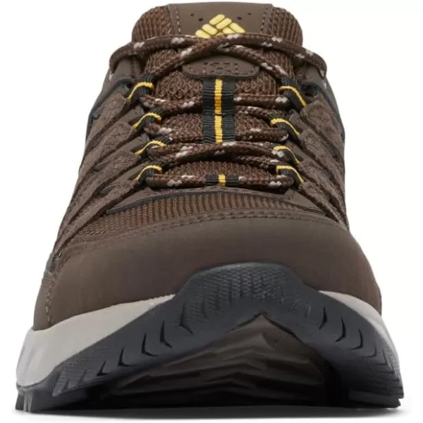 imageColumbia Mens Strata Trail Low Hiking ShoeCordovanGolden Yellow
