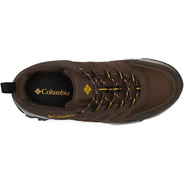 imageColumbia Mens Strata Trail Low Waterproof Hiking ShoeCordovanGolden Yellow