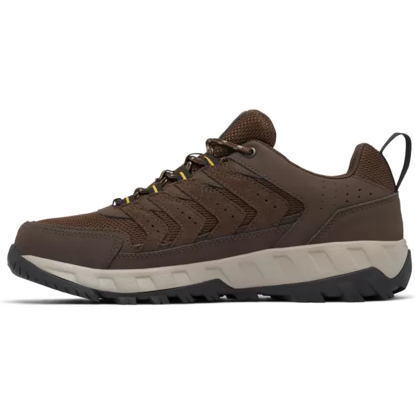 imageColumbia Mens Strata Trail Low Waterproof Hiking ShoeCordovanGolden Yellow