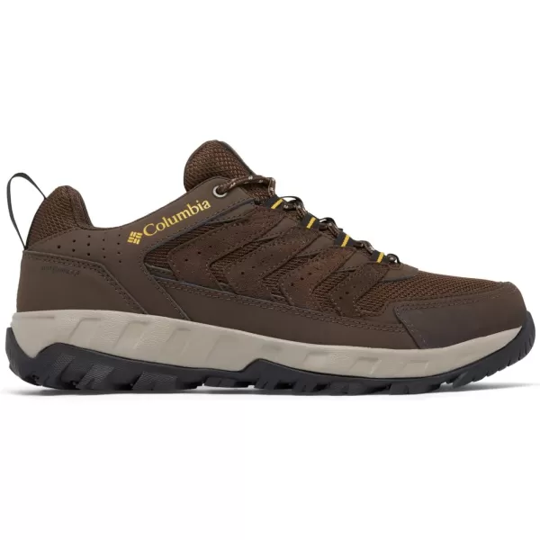 imageColumbia Mens Strata Trail Low Waterproof Hiking ShoeCordovanGolden Yellow