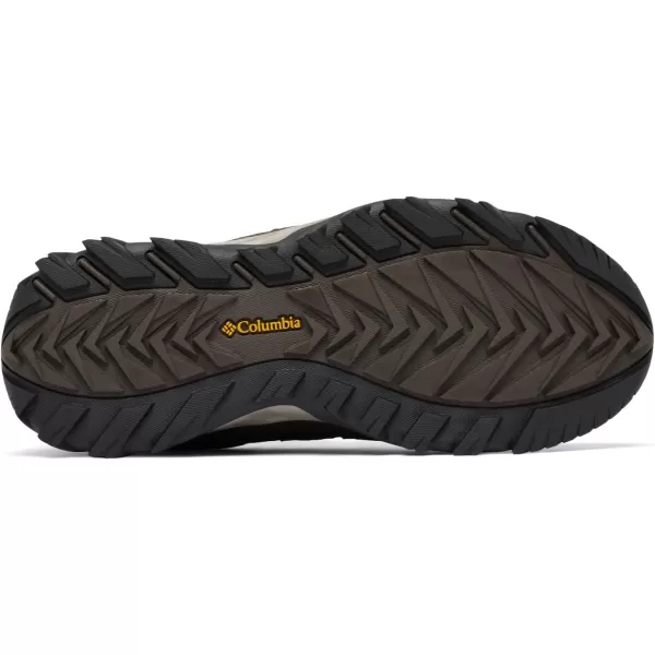 imageColumbia Mens Strata Trail Low Waterproof Hiking ShoeCordovanGolden Yellow