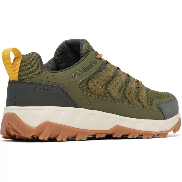 imageColumbia Mens Strata Trail Low Waterproof Hiking ShoeNoriGolden Yellow