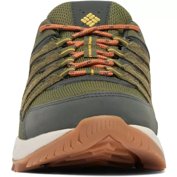 imageColumbia Mens Strata Trail Low Waterproof Hiking ShoeNoriGolden Yellow