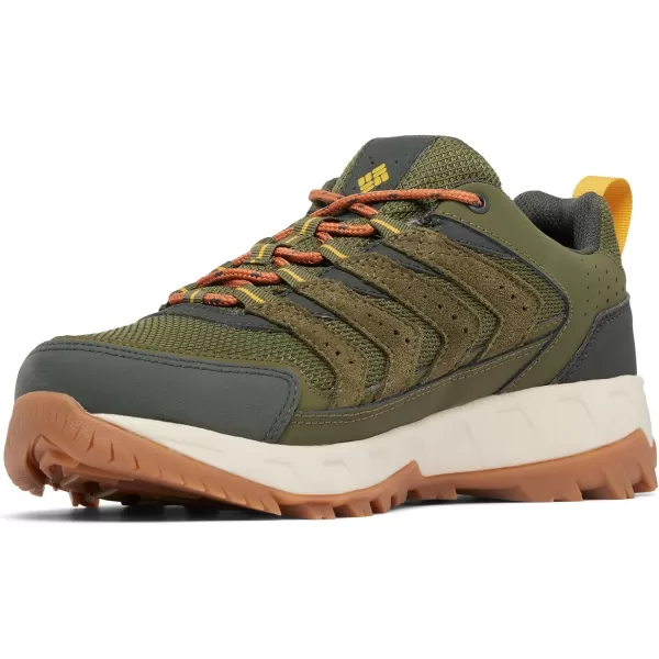 imageColumbia Mens Strata Trail Low Waterproof Hiking ShoeNoriGolden Yellow